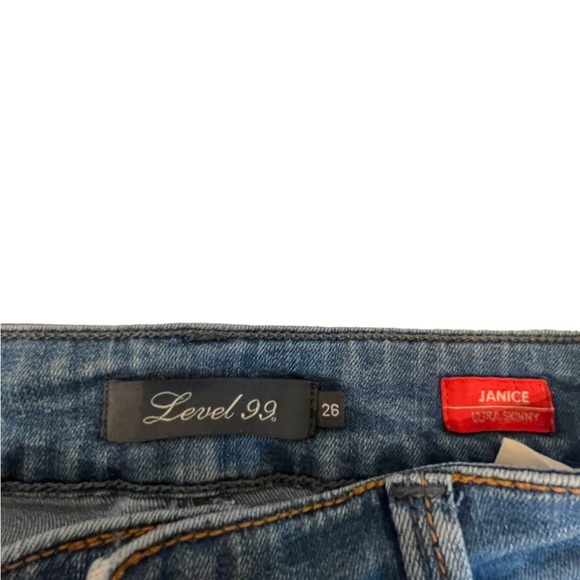 Level 99 Janice Ultra Skinny Jeans EUC Size 26 - Picture 9 of 9